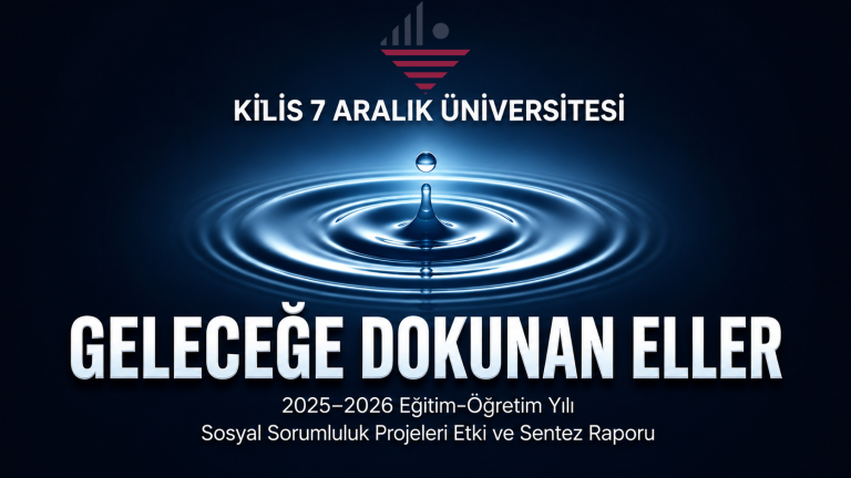 Kilis 7 Aralık Üniversitesinde Sosyal Duyarlılık Projeleriyle Topluma Dokunan Yüzlerce Etkinlik